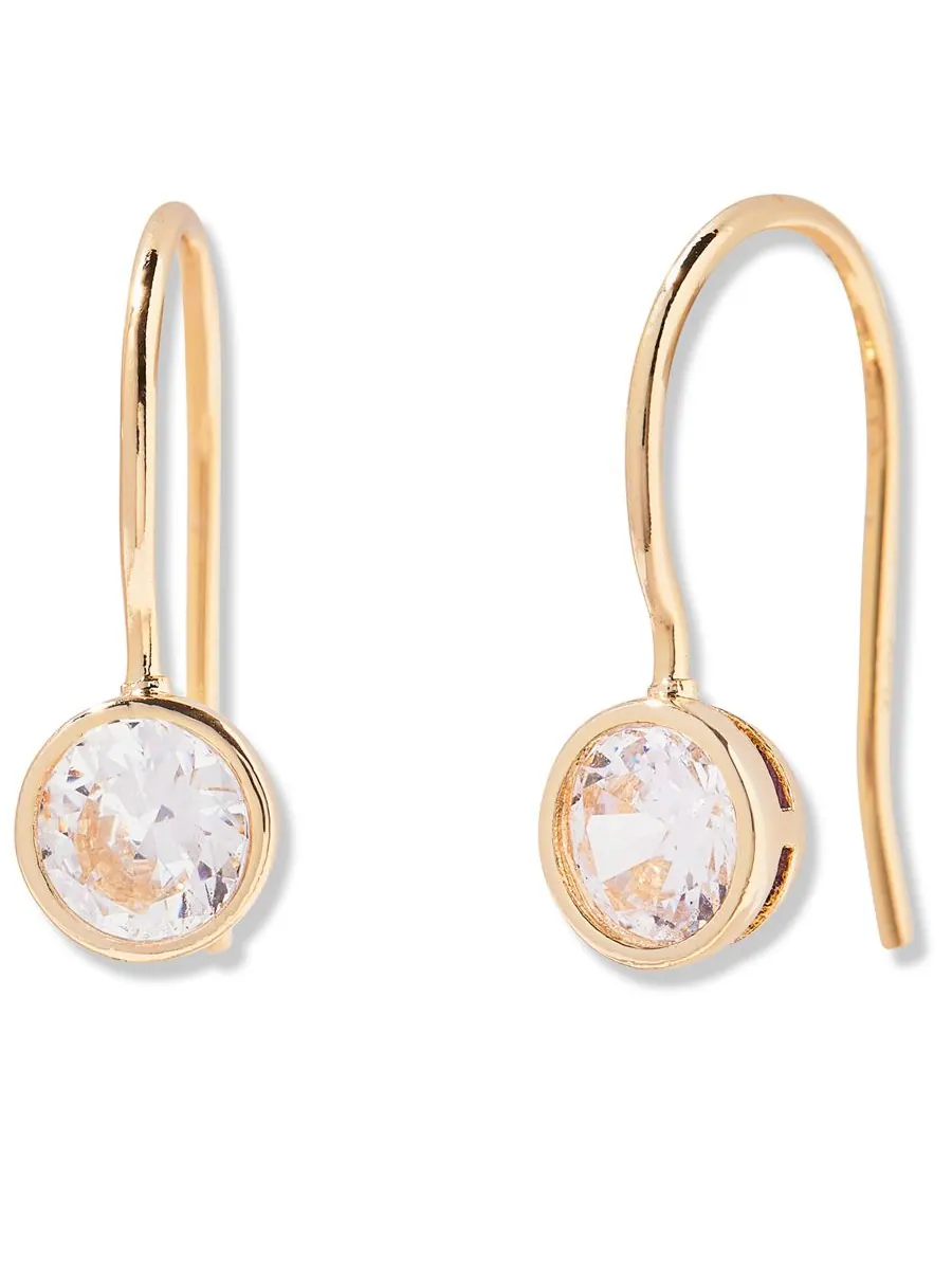 Серьги Мия с камнем-талисманом по знаку зодиака brook & york, APR — изображение 1 из 3
