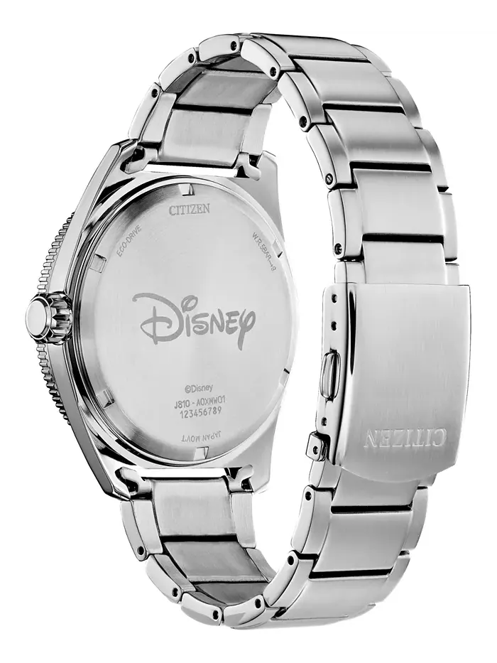 Мужские часы Eco-Drive Disney Mickey Mouse на стальном браслете, 43 мм Citizen — изображение 3 из 3