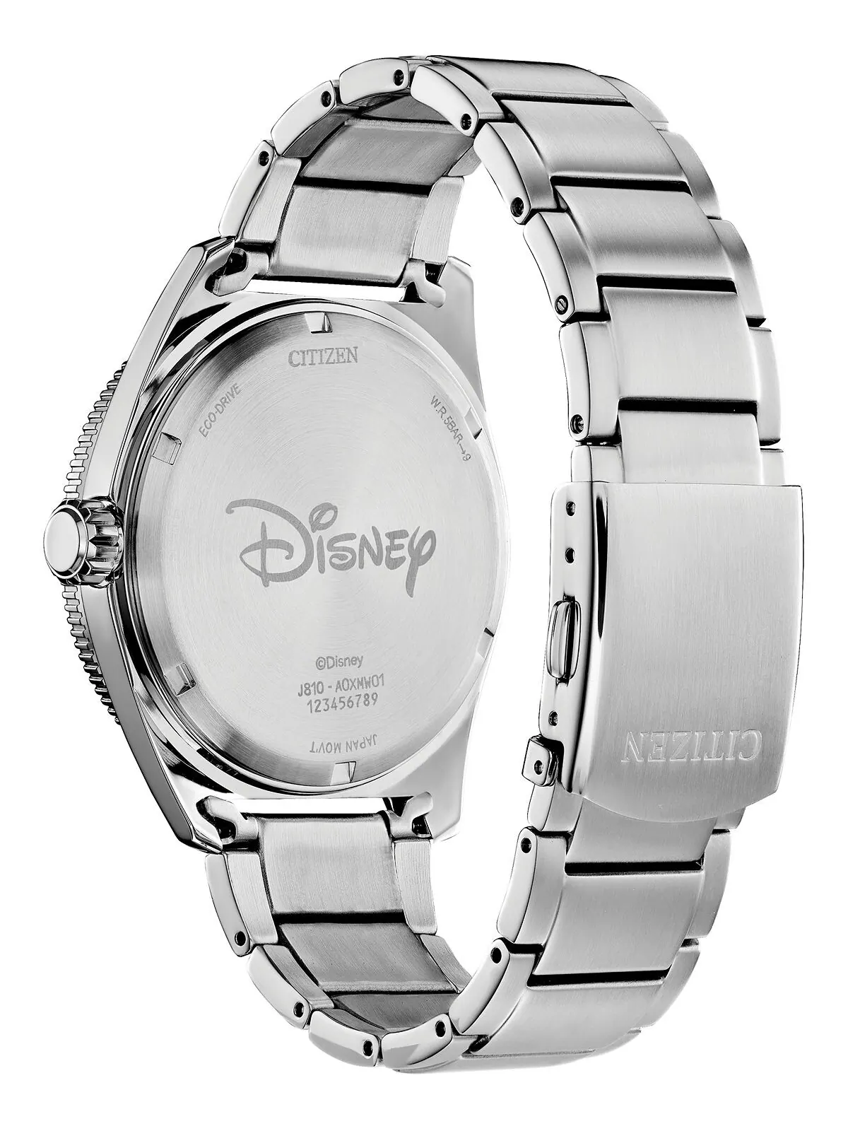 Мужские часы Eco-Drive Disney с браслетом из нержавеющей стали с Микки Маусом, 43 мм Citizen — изображение 3 из 3