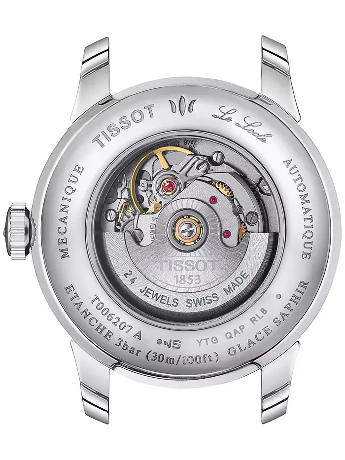 Женские швейцарские автоматические часы Tissot Le Locle Lady Diamond (1/20 ct. общ. вес) на — изображение 3 из 4