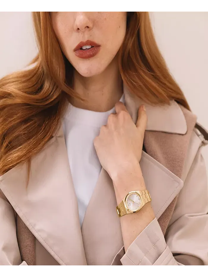 Женские часы Bold Quest Swiss Quartz с ионным покрытием светло-розового золота, сталь, 28 мм Movado — изображение 4 из 6