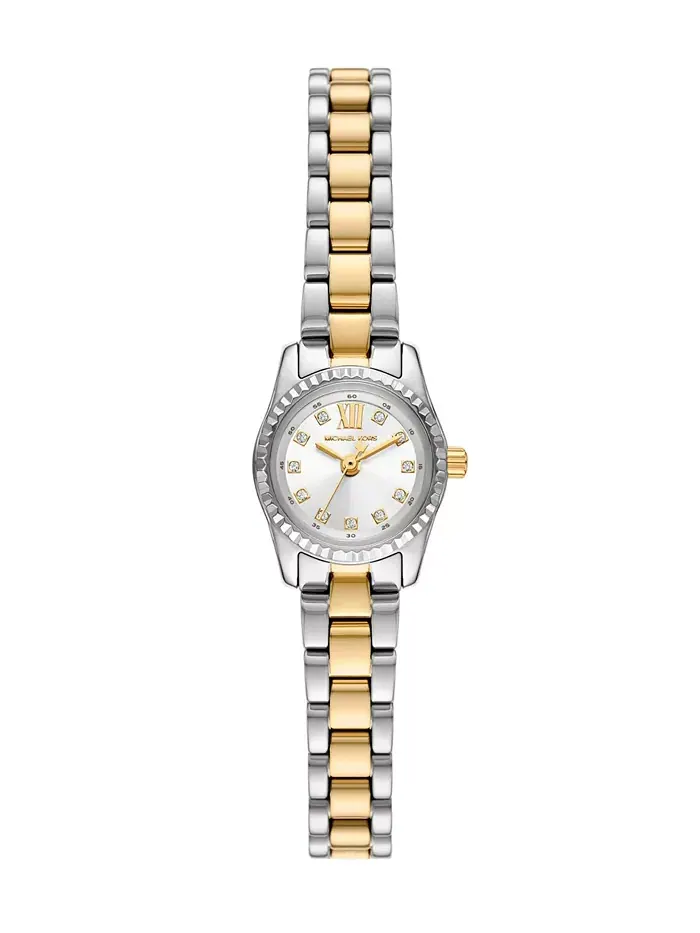 Женские часы Lexington Three-Hand с двухцветным корпусом из нержавеющей стали, 19 мм Michael Kors — изображение 1 из 4