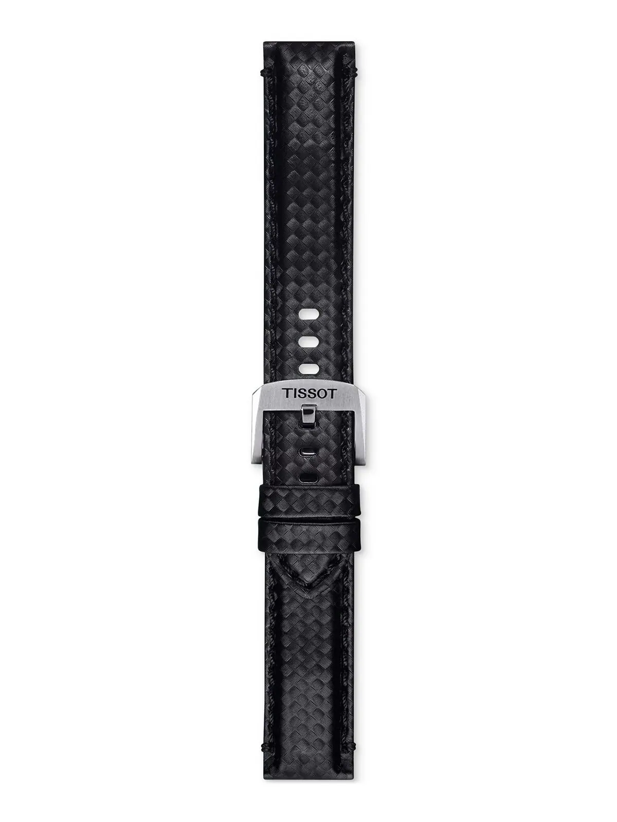 Сменный ремешок Tissot Official Fabric Strap Lugs 20 мм — изображение 1 из 3, оттенок черный