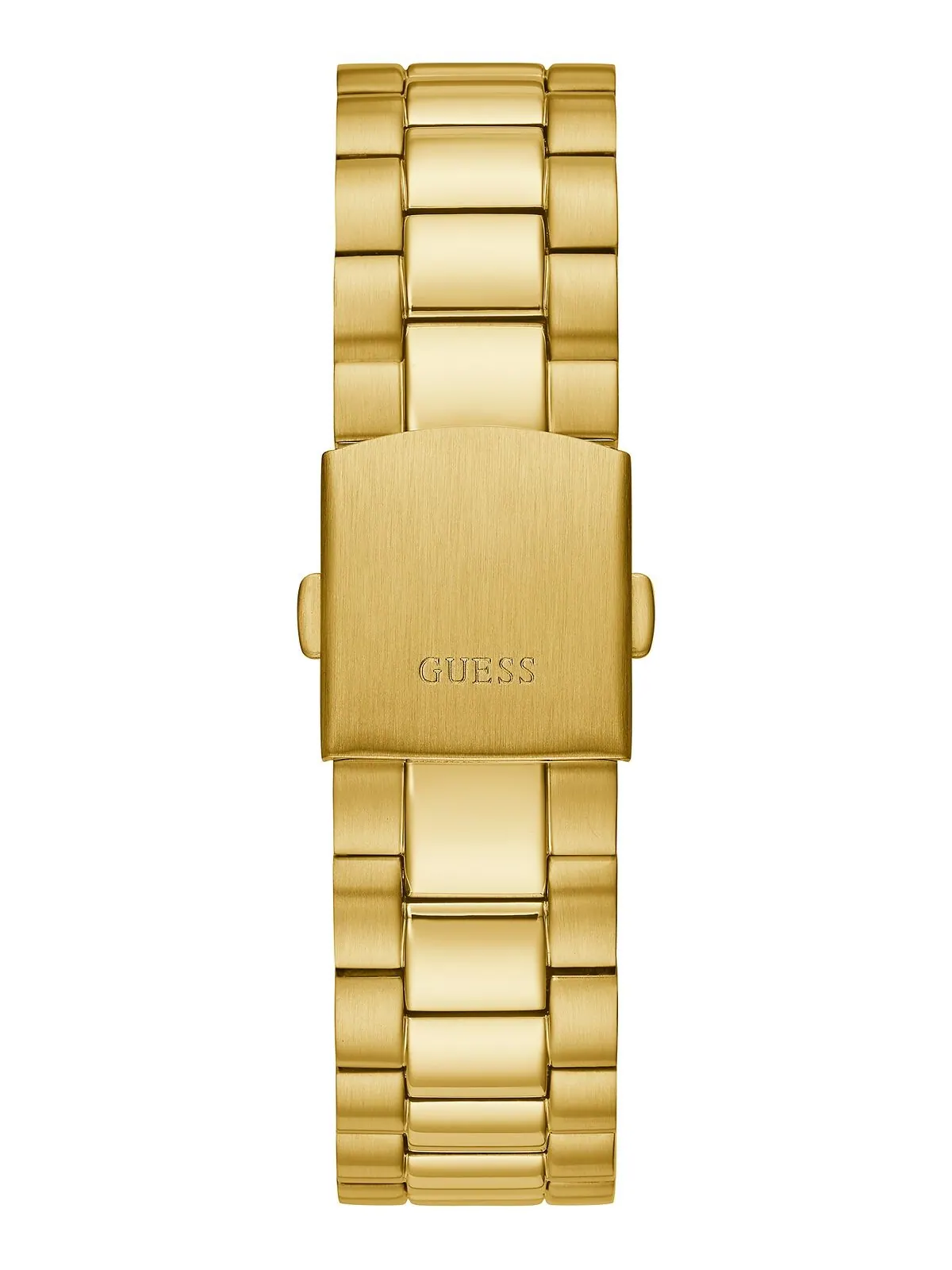 Мужские золотистые часы-браслет из нержавеющей стали 42 мм GUESS — изображение 4 из 4, оттенок золотистый