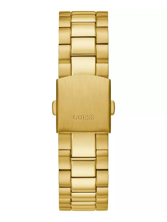 Мужские золотистые часы-браслет из нержавеющей стали 42 мм GUESS — изображение 4 из 4