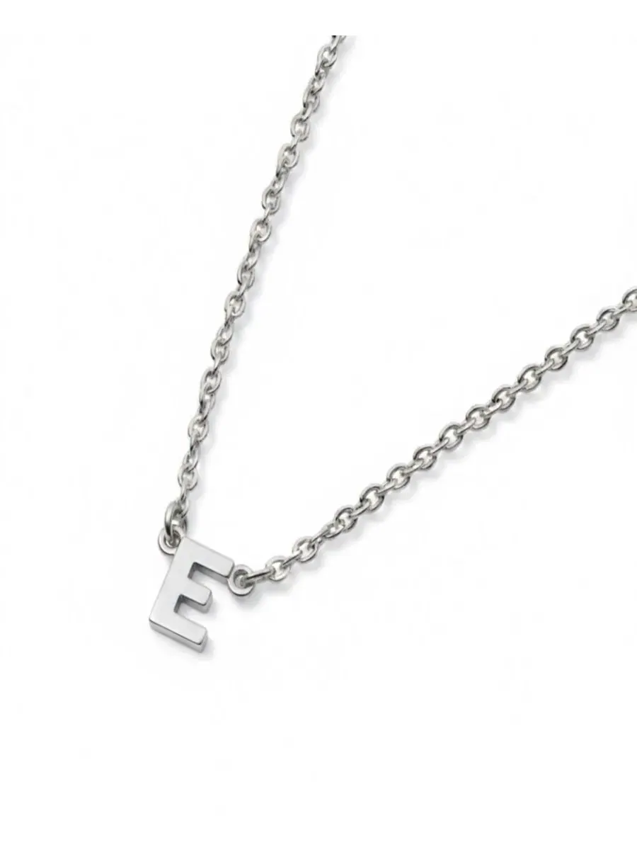 Колье с подвеской-буквой Inez Initial Necklace Oak & Luna, Letter E
