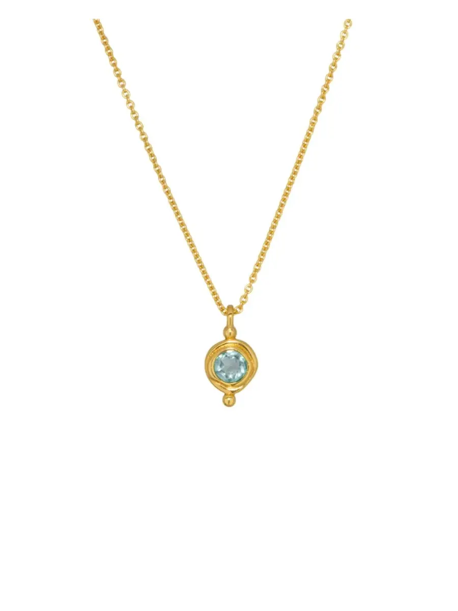 Кулон с камнем рождения с гранатом, модель January Birthstone Pendant Ottoman Hands, March — изображение 1 из 5