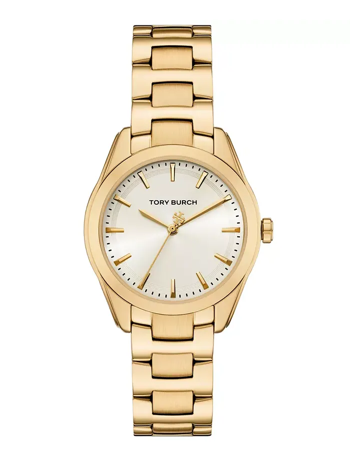 Женские часы The Miller с позолоченным браслетом из нержавеющей стали 34 мм Tory Burch