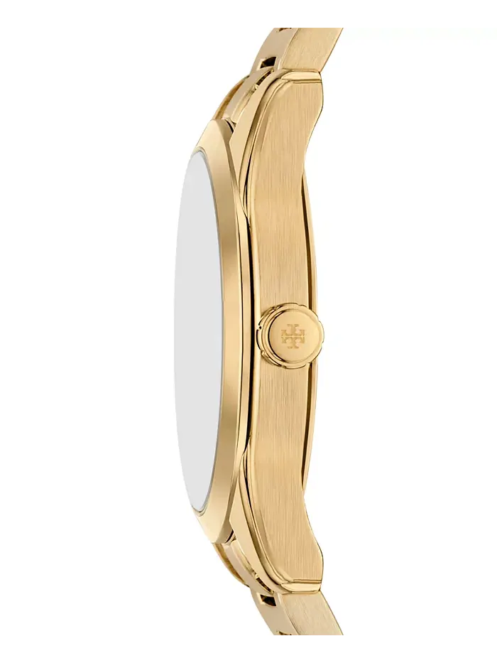 Женские часы The Miller с позолоченным браслетом из нержавеющей стали 34 мм Tory Burch — изображение 2 из 4