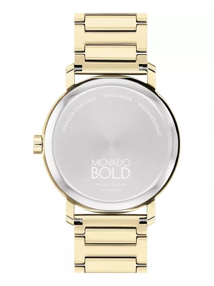 Мужские часы Bold Evolution 2.0 из швейцарского кварца с ионным покрытием светло-золотистого цвета — изображение 3 из 3
