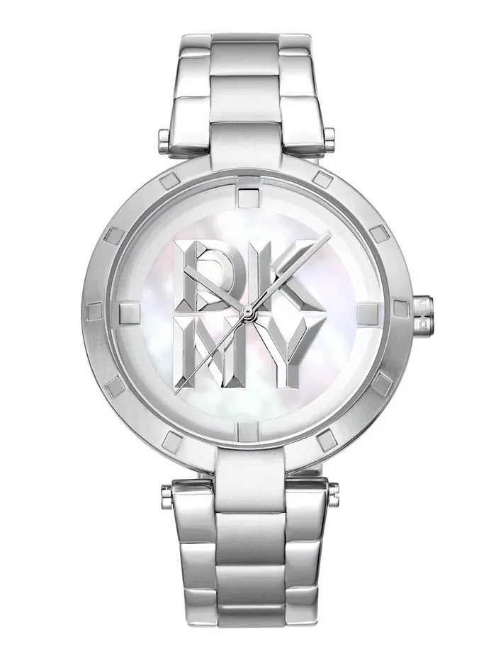 Женские наручные часы Essential Logo со стальным браслетом, 38 мм DKNY