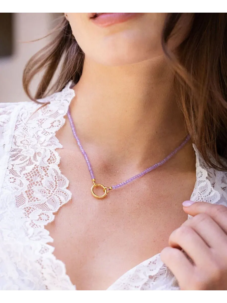 Подвеска-шарм Natalie Birthstone с камнем 3 мм, бренд brook & york, Aug — изображение 3 из 4