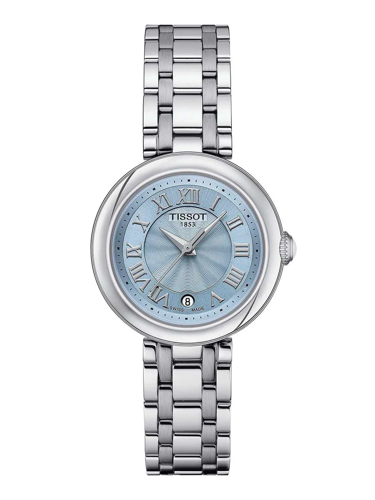 Женские швейцарские часы Bellissima с браслетом из нержавеющей стали, 26 мм Tissot — изображение 1 из 5, оттенок серый