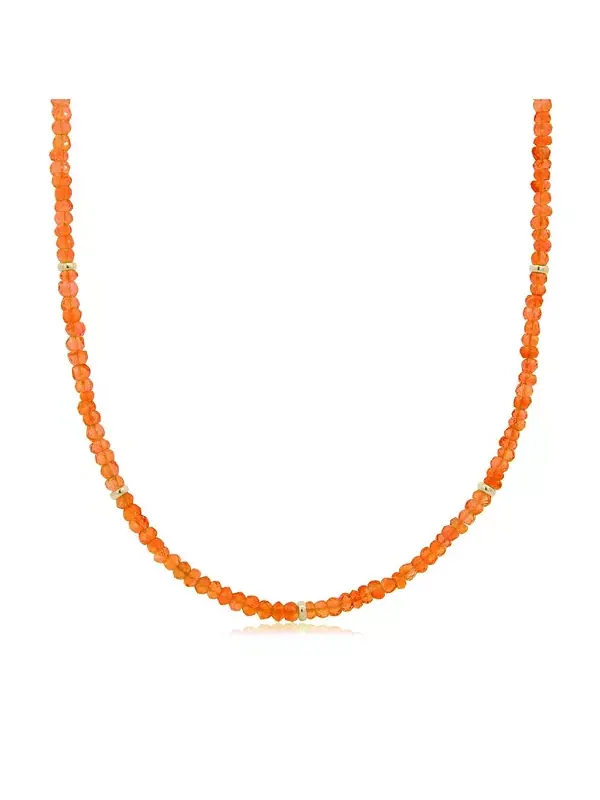 Ожерелье из сердолика, золото 14 карат The Lovery, carnelian — изображение 1 из 3