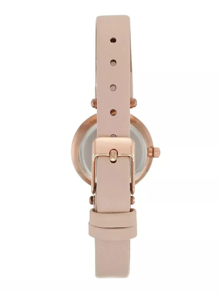 Женские часы с румяным кожаным ремешком, 26 мм 10-9442 RGLP Anne Klein — изображение 3 из 4