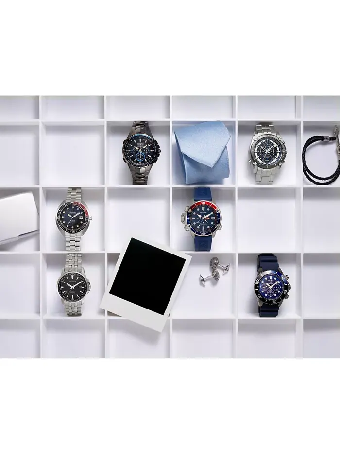 Мужские часы Radio Sync Solar Chronograph Coutura с черным корпусом из нержавеющей стали и — изображение 6 из 6