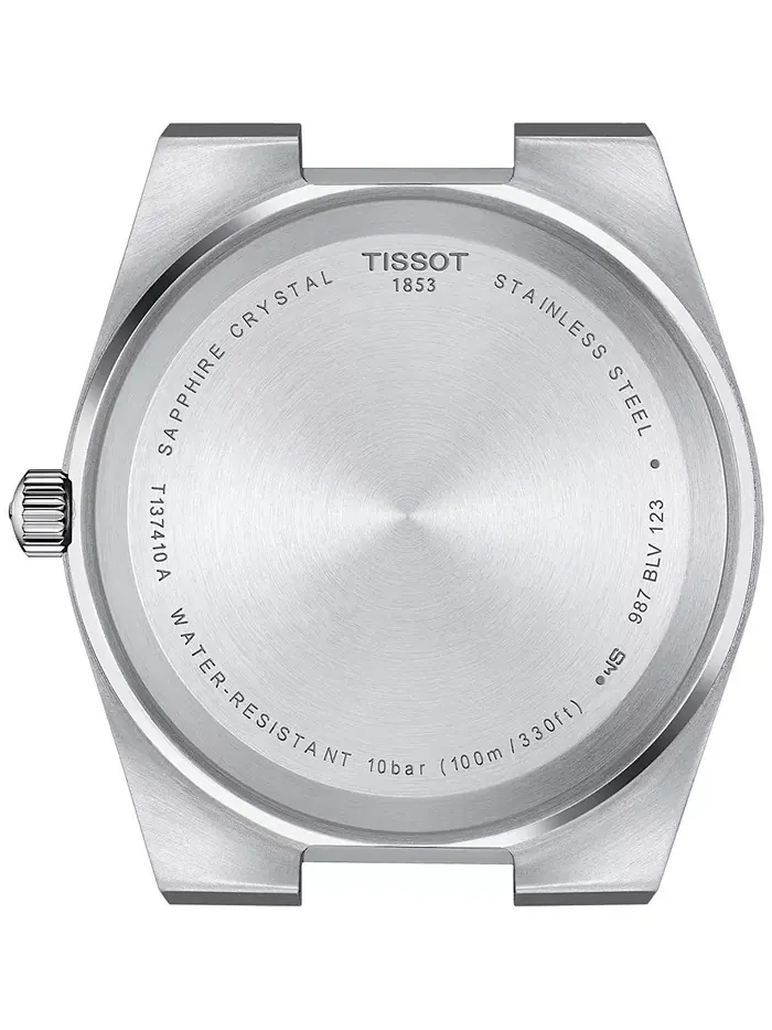 Мужские часы PRX с синим кожаным ремешком, 40 мм Tissot — изображение 2 из 5