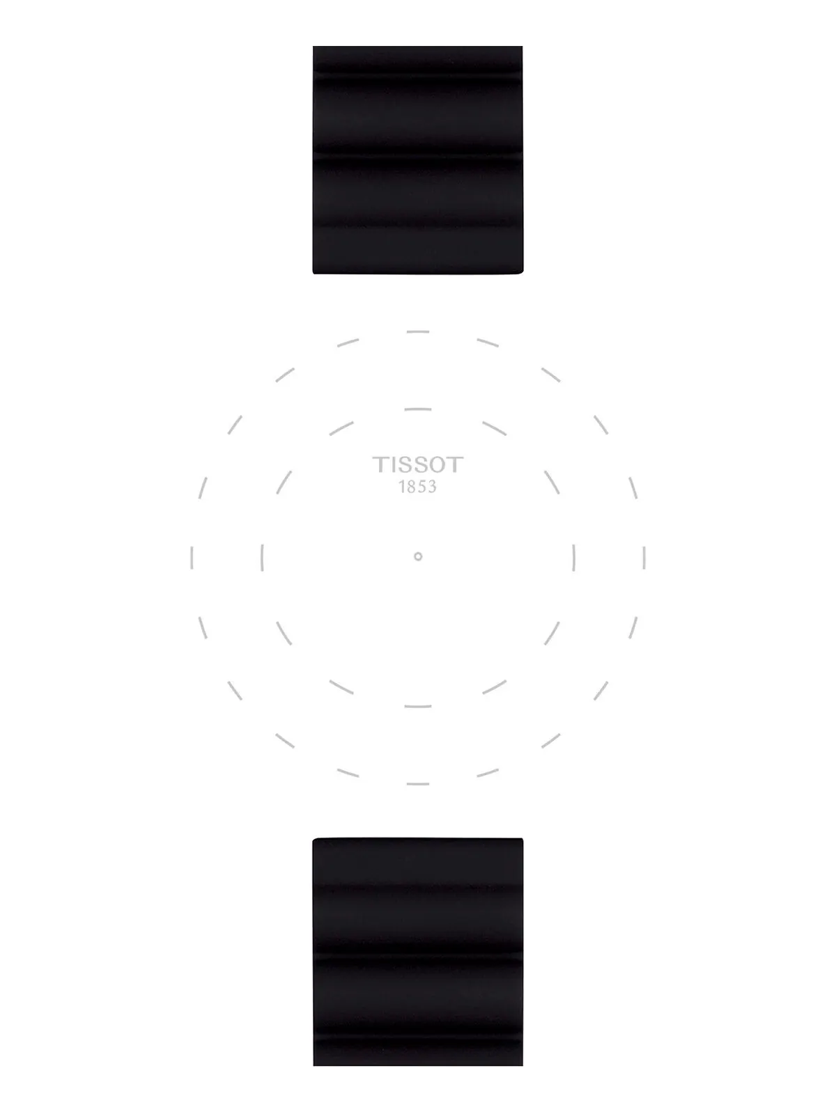 Ремешок Tissot Official, 22 мм, арт. T852.047.179 — изображение 3 из 3, оттенок черный