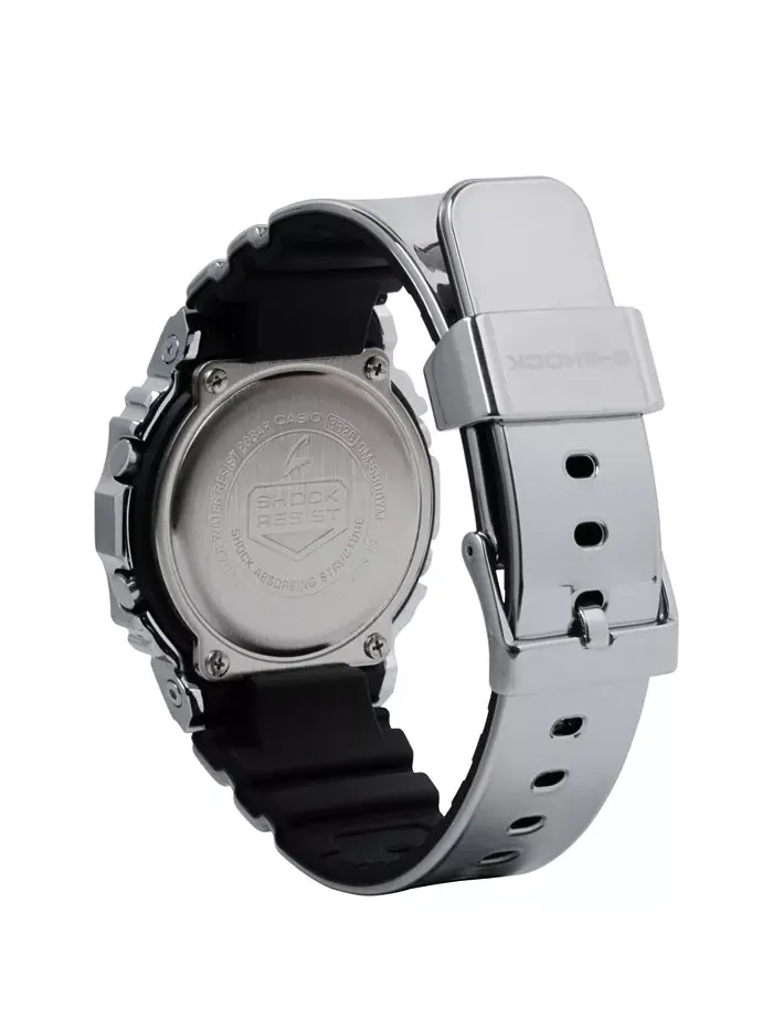 Мужские часы с серебристым силиконовым ремешком, 43.2 мм G-Shock — изображение 3 из 3
