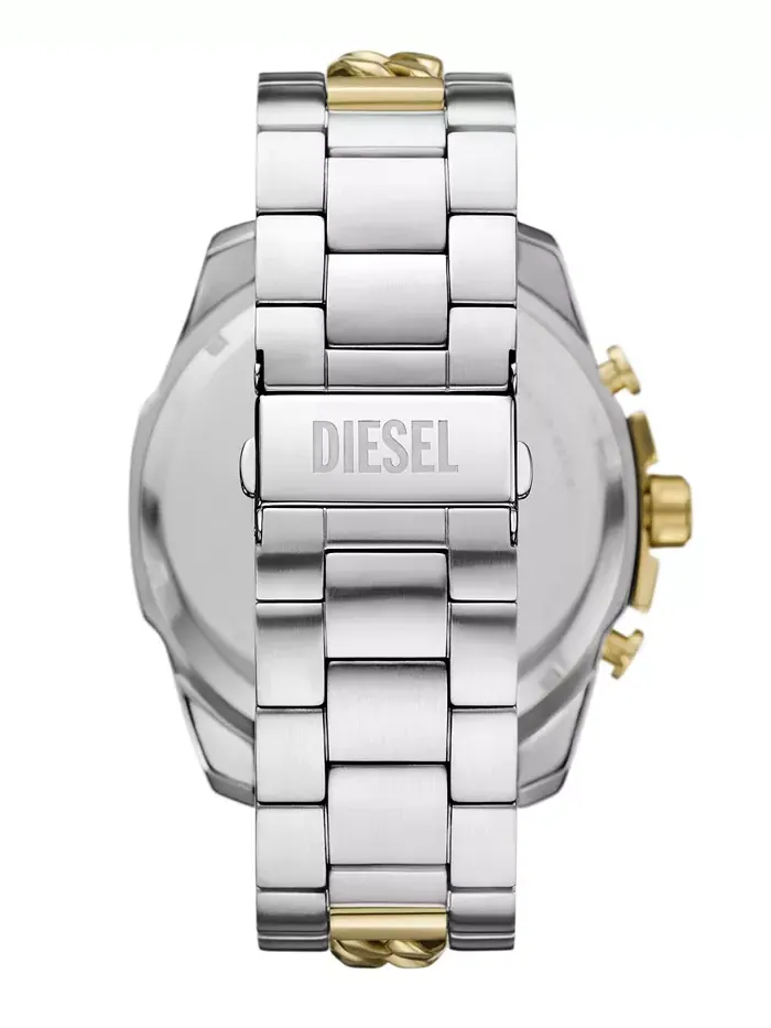 Мужские часы Mega Chief Chronograph с двухцветным корпусом из нержавеющей стали, 51 мм Diesel — изображение 3 из 3