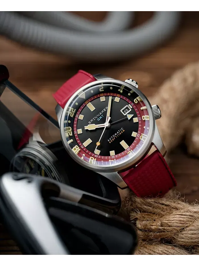 Мужские часы Bradner GMT с автоматическим механизмом, корпус из нержавеющей стали, браслет, 42 мм — изображение 4 из 4