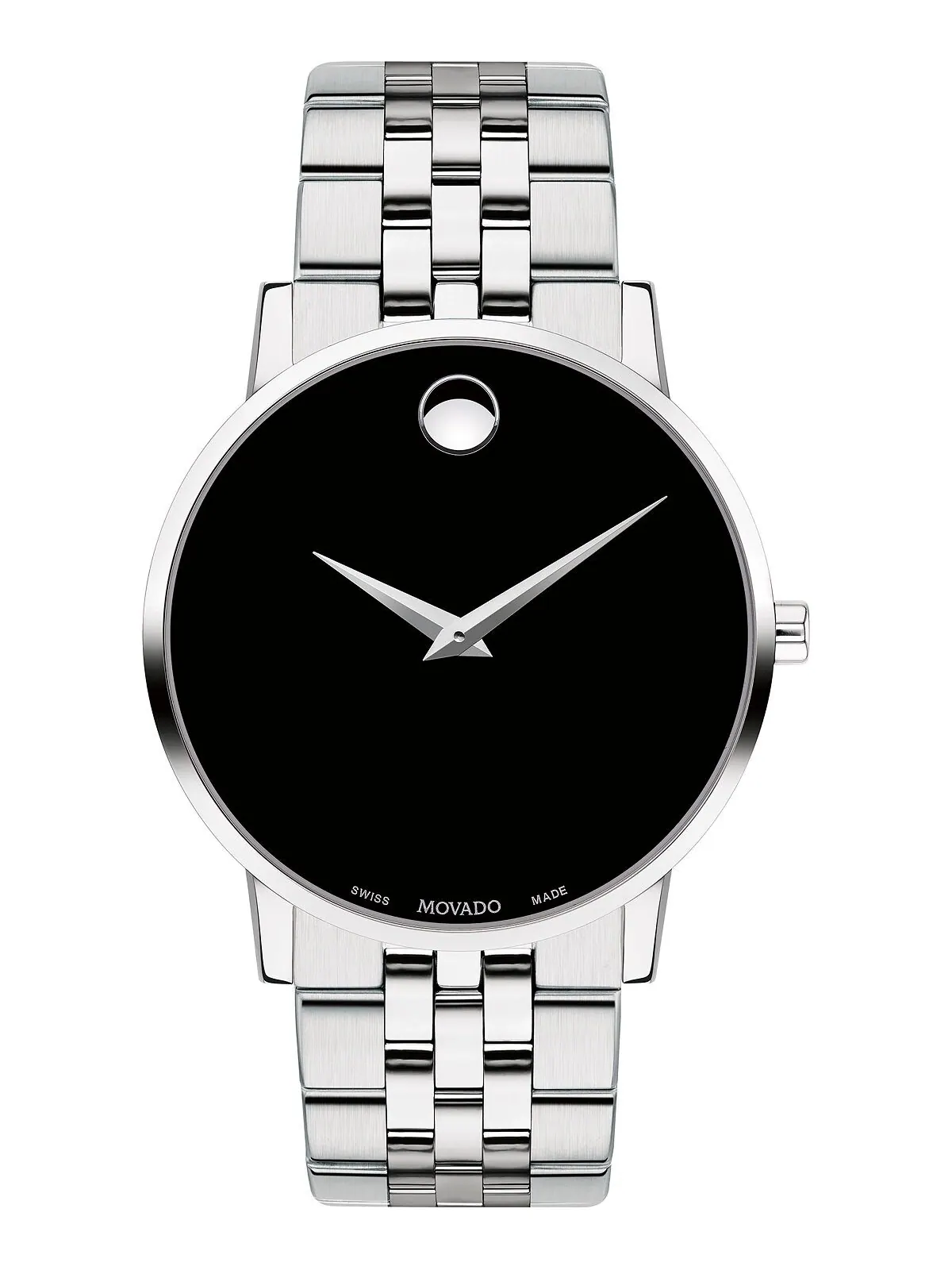 Мужские часы Swiss Museum Classic с браслетом из нержавеющей стали, 40 мм Movado — изображение 1 из 7, оттенок серебристый