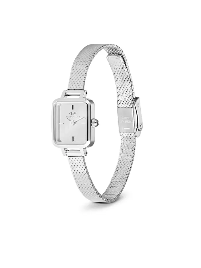 Женские аналоговые часы из нержавеющей стали серебристого тона, 16 мм Daniel Wellington — изображение 2 из 6