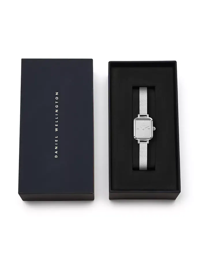 Женские аналоговые часы из нержавеющей стали серебристого тона, 16 мм Daniel Wellington — изображение 6 из 6