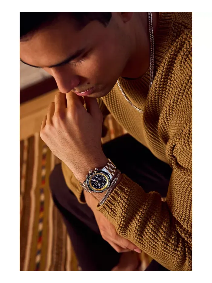 Мужские часы Promaster Navihawk Chronograph с хронографом в серебристом корпусе из нержавеющей — изображение 4 из 5