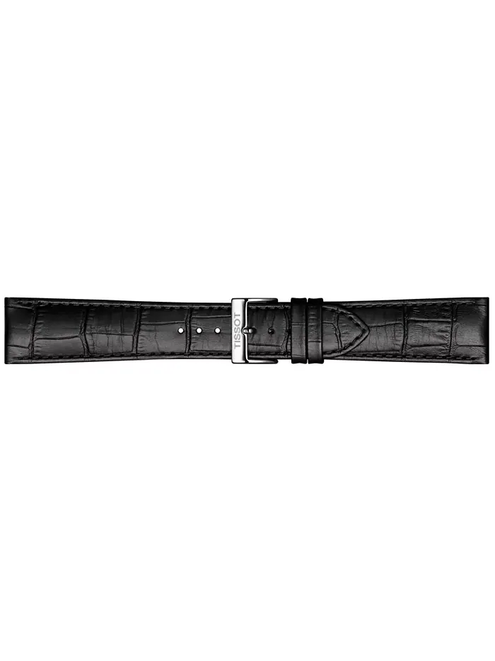 Мужские часы Swiss Classic Dream с черным кожаным ремешком, 42 мм Tissot — изображение 4 из 5