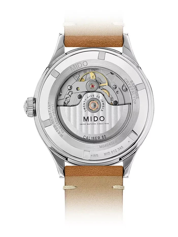 Мужские автоматические часы Swiss Automatic Multifort Patrimony Pulsometer с коричневым кожаным — изображение 3 из 8