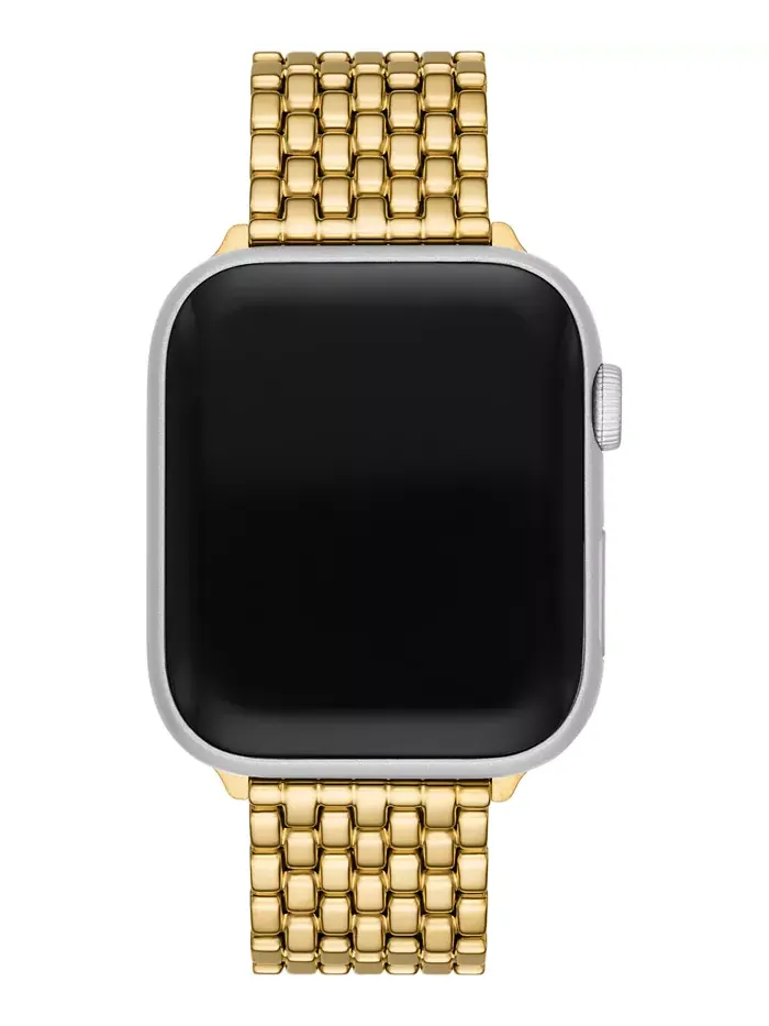Золотистый браслет из нержавеющей стали для Apple Watch 38mm-45mm Tory Burch