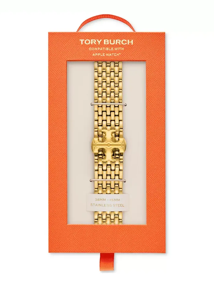 Золотистый браслет из нержавеющей стали для Apple Watch 38mm-45mm Tory Burch — изображение 3 из 3