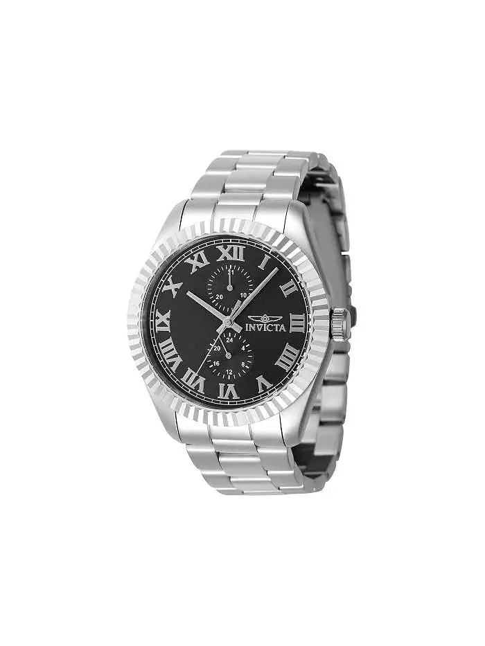 Мужские часы 47420 Specialty Quartz с многофункциональным черным циферблатом Invicta