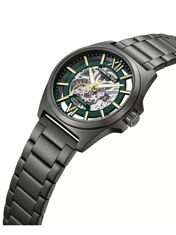 Мужские автоматические часы, 44 мм Kenneth Cole New York, gun — изображение 3 из 3