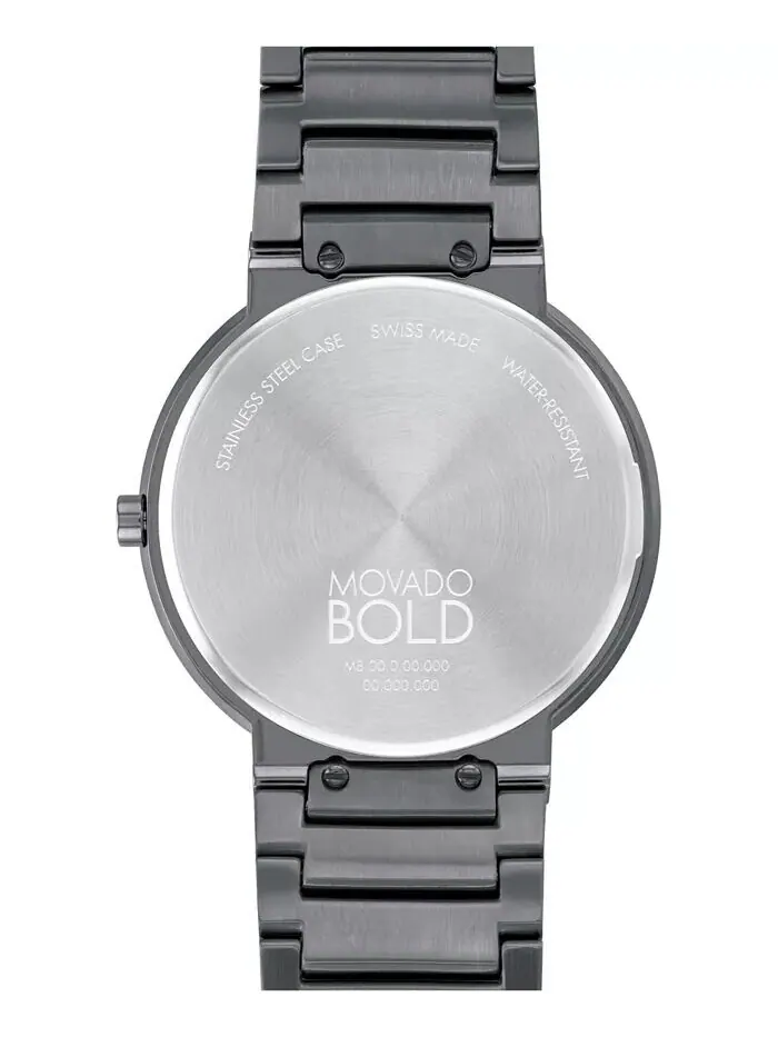 Мужские часы Bold Horizon, швейцарские кварцевые серые стальные часы с ионным покрытием, 40 мм — изображение 3 из 5