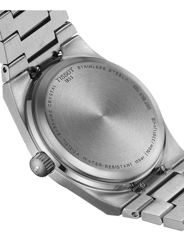 Унисекс-часы PRX со стальным браслетом серебристого оттенка, 35 мм Tissot — изображение 4 из 6