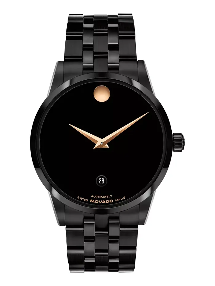 Мужские часы Museum Classic Swiss Automatic Black PVD, 40 мм Movado — изображение 1 из 3