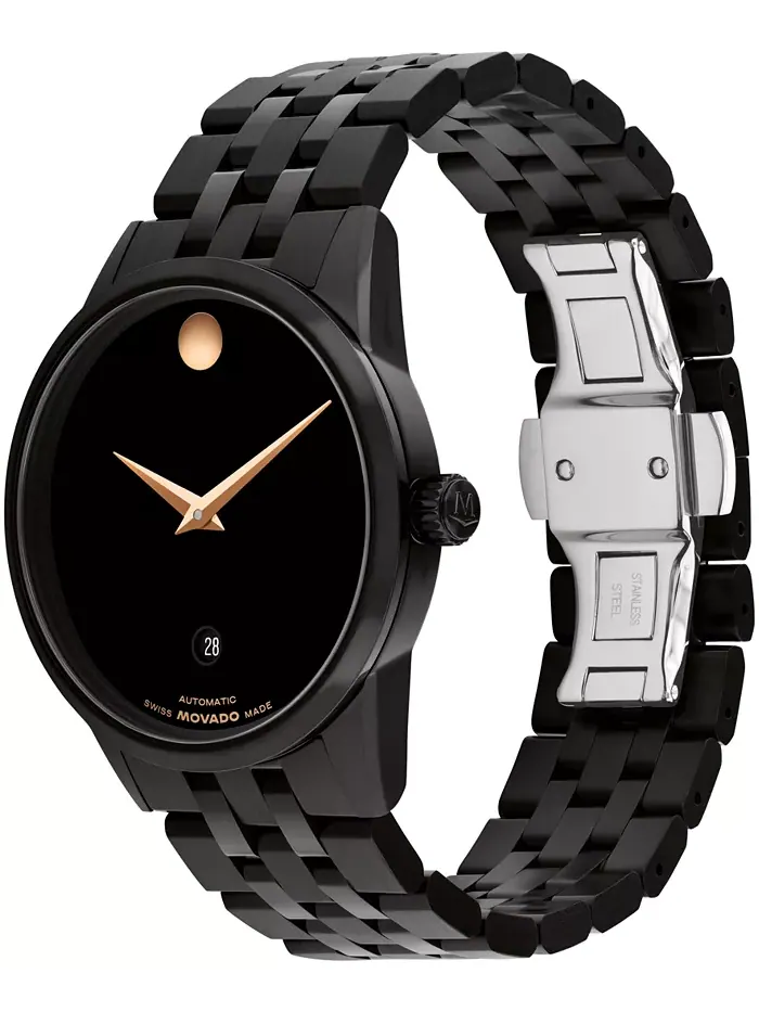Мужские часы Museum Classic Swiss Automatic Black PVD, 40 мм Movado — изображение 2 из 3