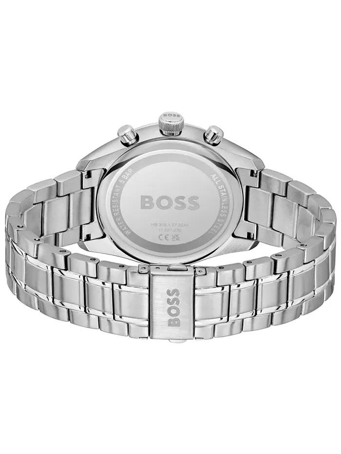 Мужские часы Grand Prix 44 Quartz Fashion Chrono из нержавеющей стали, 44.50 мм Hugo Boss — изображение 3 из 3