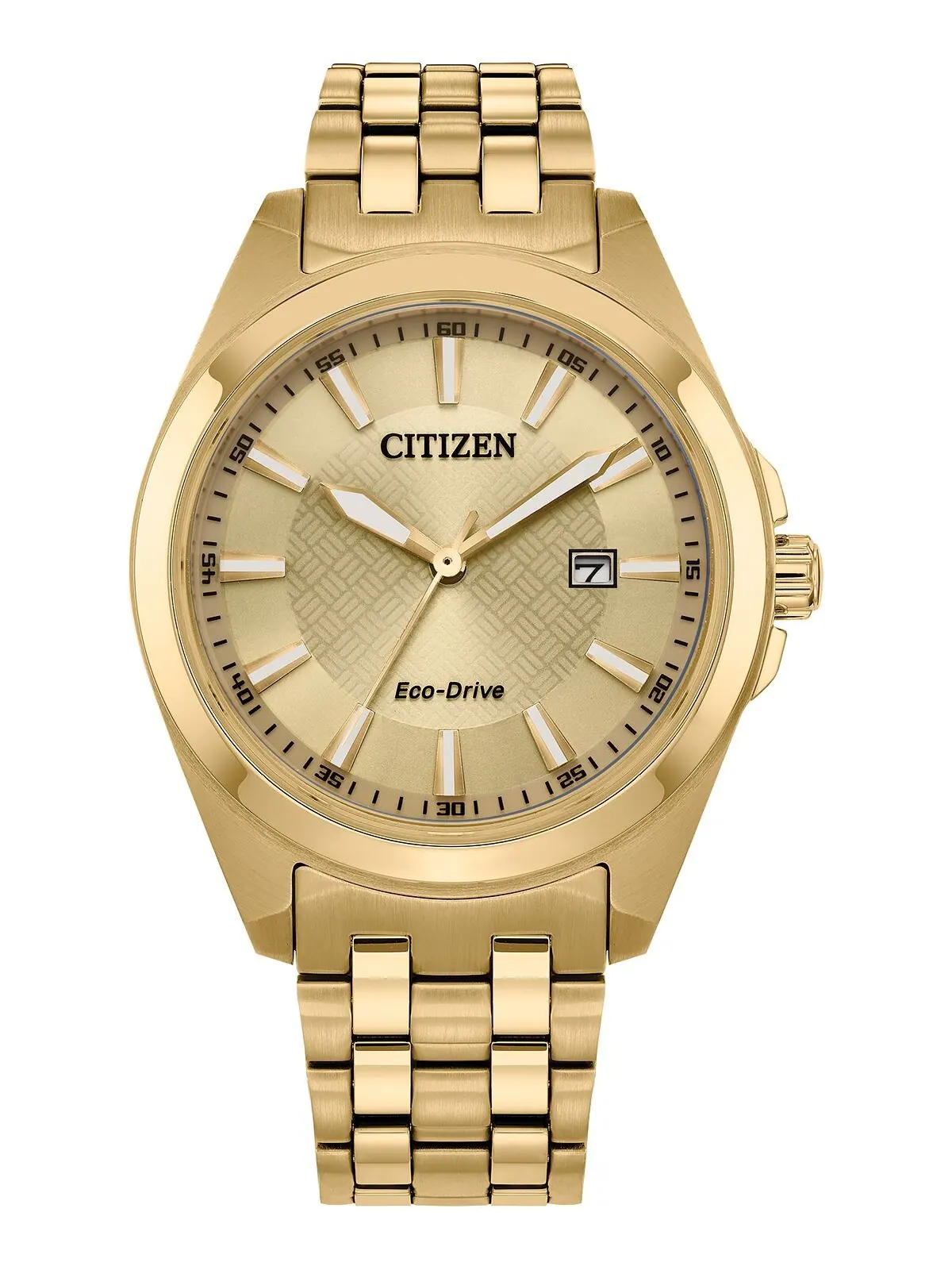 Мужские часы Eco-Drive Peyten с золотистым браслетом из нержавеющей стали, 41 мм Citizen