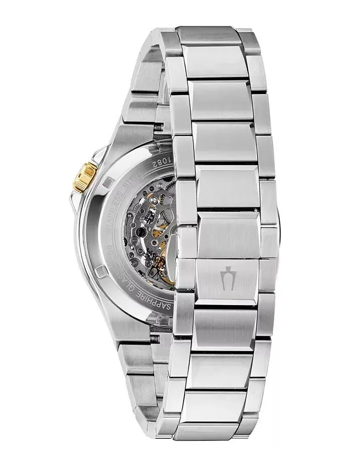 Мужские автоматические часы Maquina с браслетом из нержавеющей стали, 46 мм Bulova — изображение 4 из 9