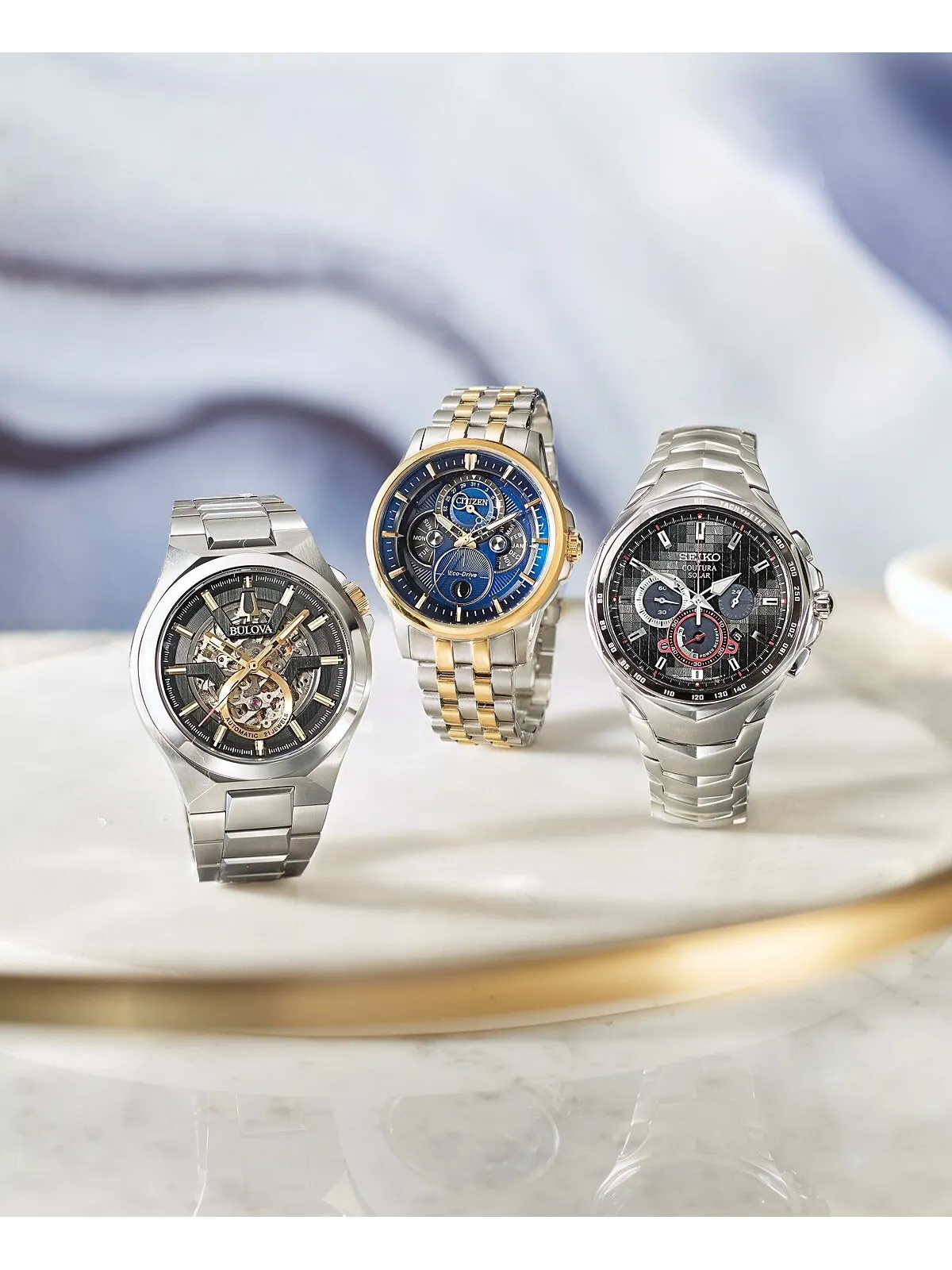 Мужские автоматические часы Maquina с браслетом из нержавеющей стали, 46 мм Bulova — изображение 8 из 9, оттенок серебряный