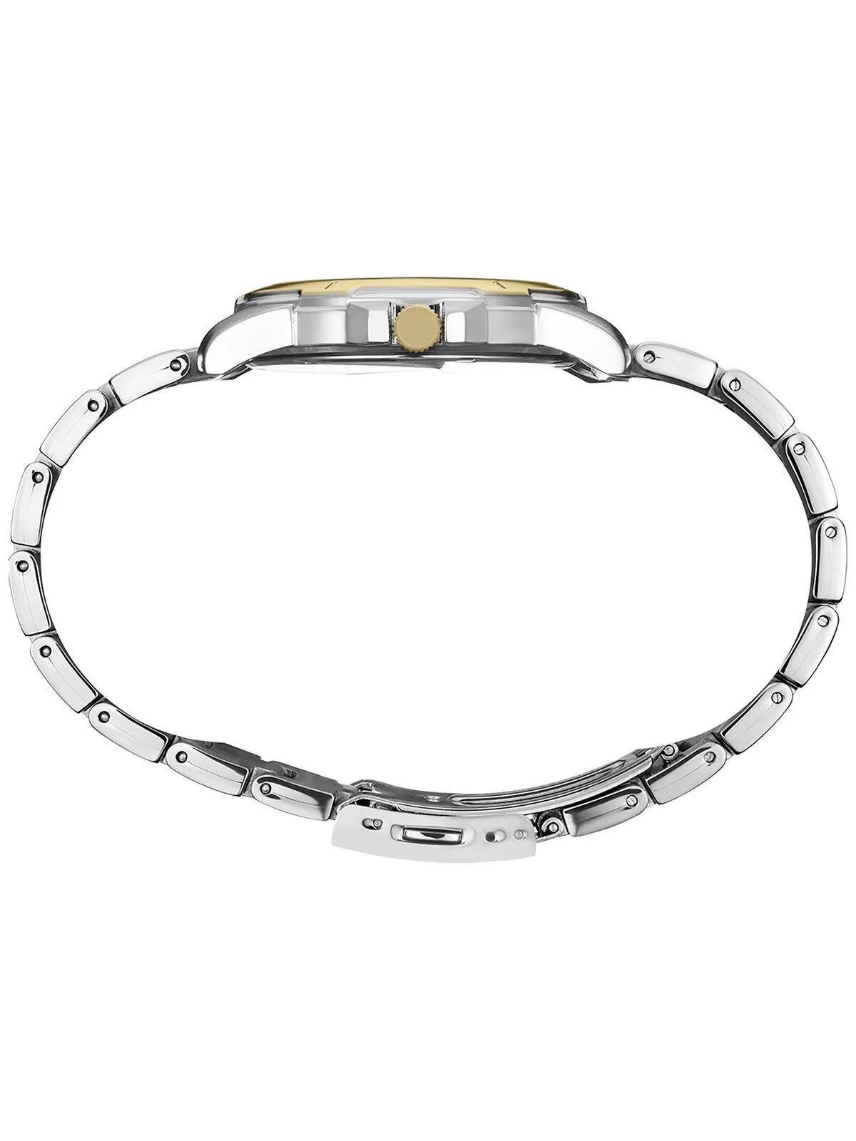 Мужские двухцветные часы-браслет из нержавеющей стали Essentials 39 мм Seiko — изображение 2 из 3, оттенок серебряный