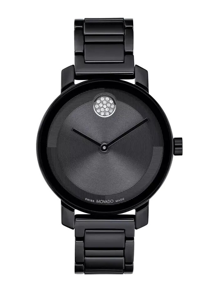 Женские часы Swiss Bold Evolution 2.0, черный керамический браслет, 34 мм Movado — изображение 1 из 3