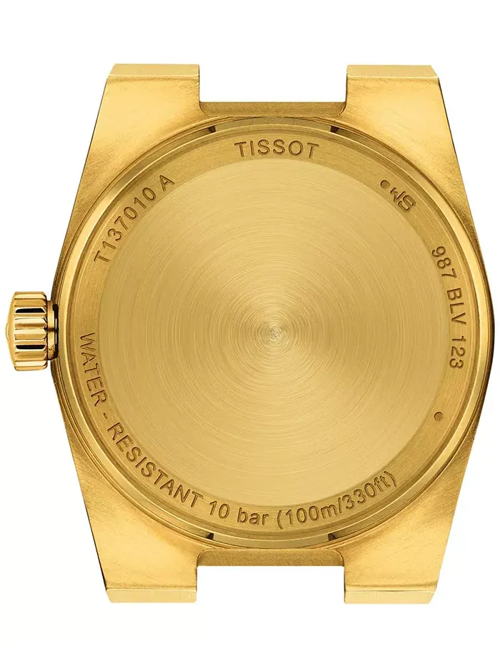 Женские часы Swiss PRX с браслетом из нержавеющей стали золотого оттенка, 25 мм Tissot — изображение 2 из 5