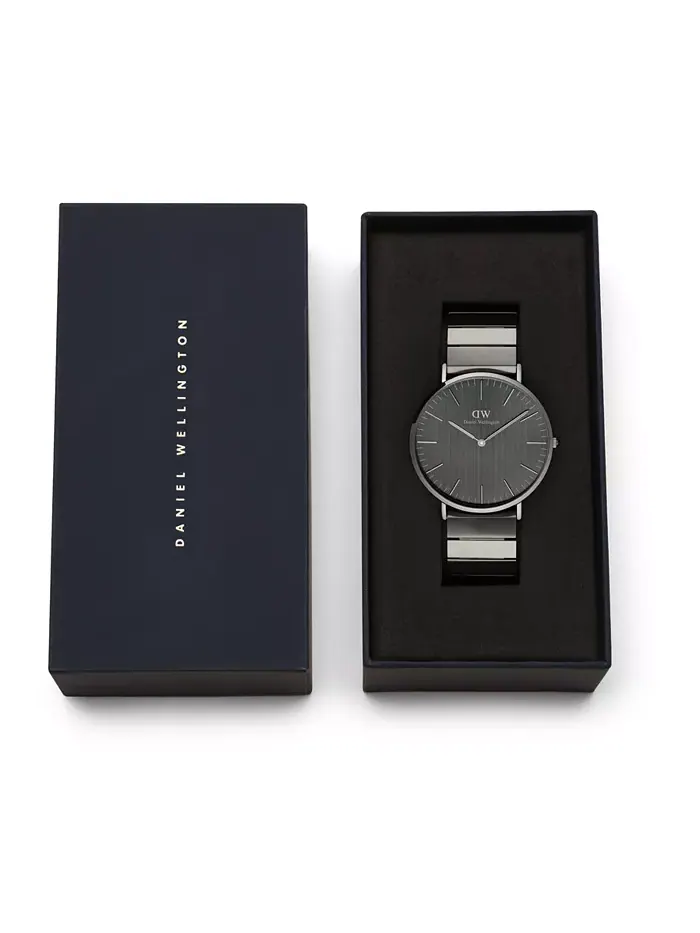 Мужские аналоговые часы из нержавеющей стали Graphite, 40 мм Daniel Wellington — изображение 6 из 6