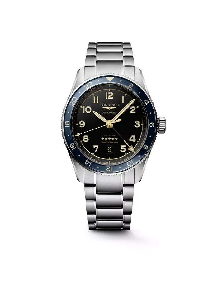 Мужские автоматические часы Spirit Zulu Time из нержавеющей стали, 42 мм Longines — изображение 1 из 3