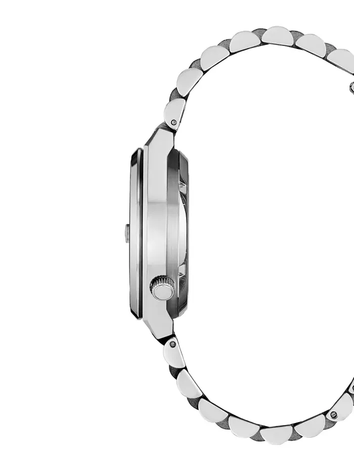 Мужские спортивные часы Tsuyosa Automatic серебристого цвета на стальном браслете 37mm Citizen — изображение 2 из 5