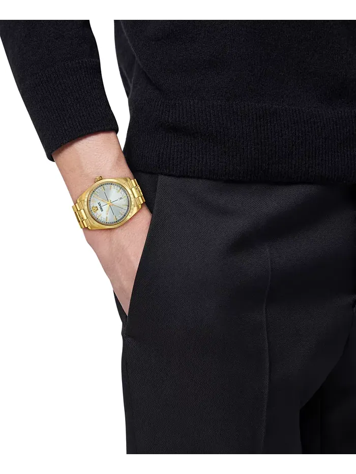 Мужские наручные часы Swiss Millenyium с позолотой и браслетом, 40 мм Versace — изображение 5 из 5